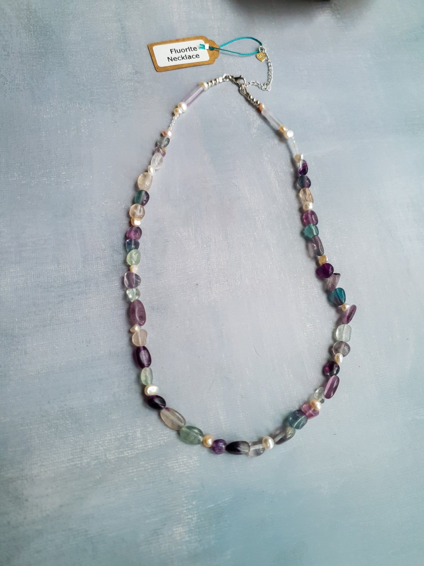Pearl & Fluorite Harmony Necklace