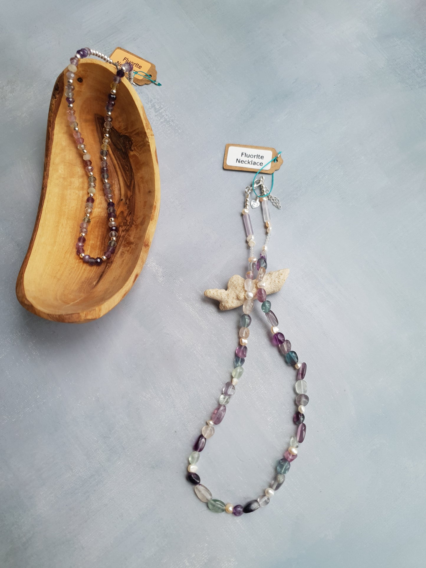 Pearl & Fluorite Harmony Necklace