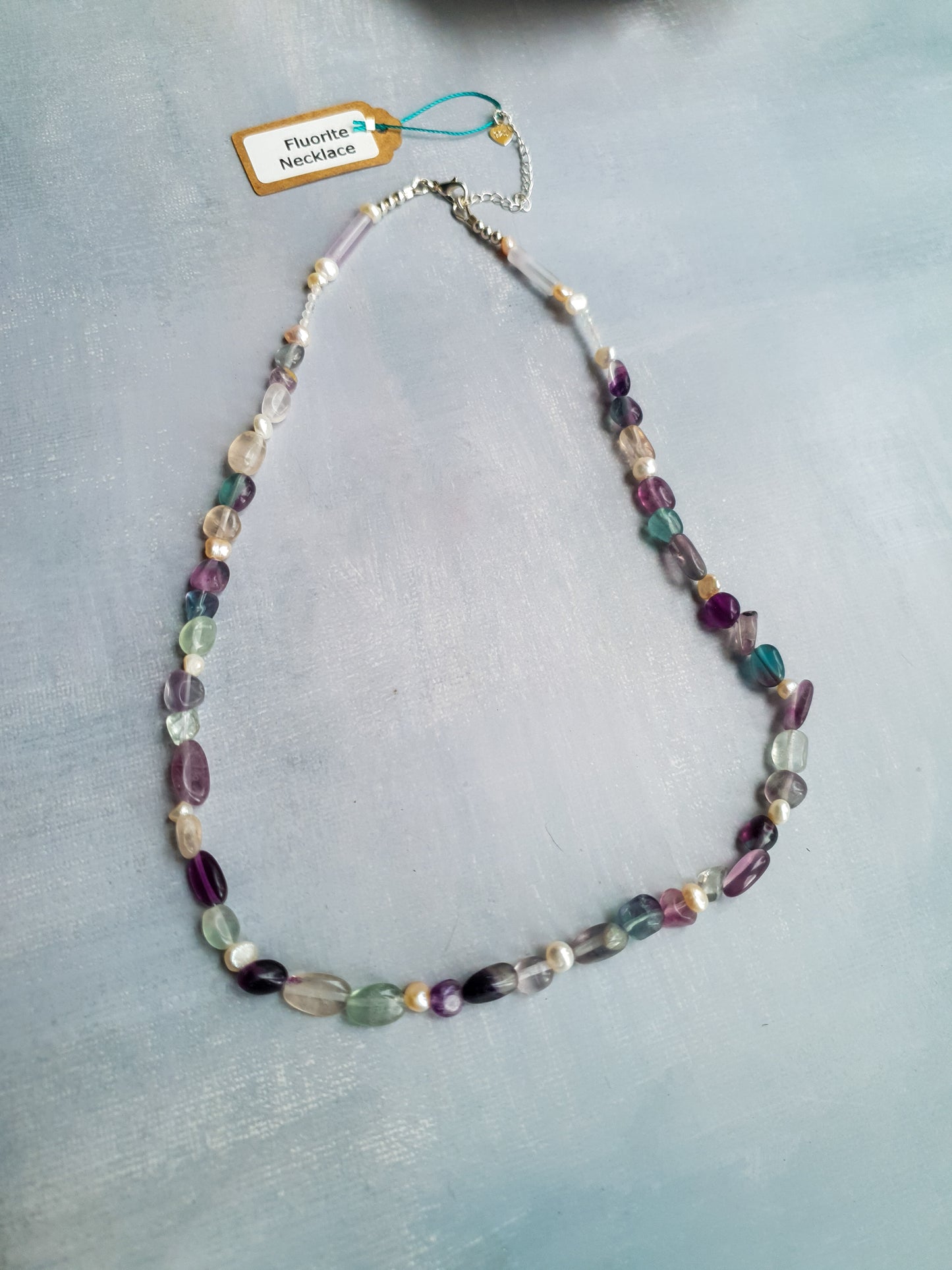 Pearl & Fluorite Harmony Necklace