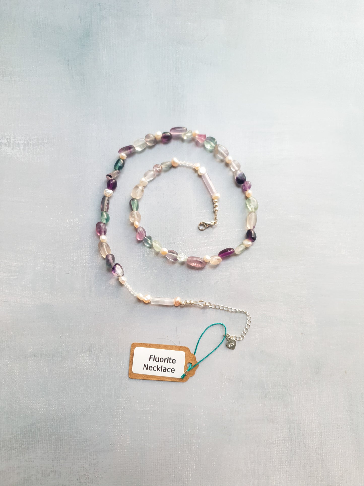 Pearl & Fluorite Harmony Necklace