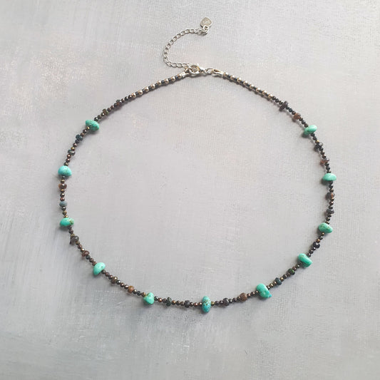 Opal Sky Turquoise Necklace