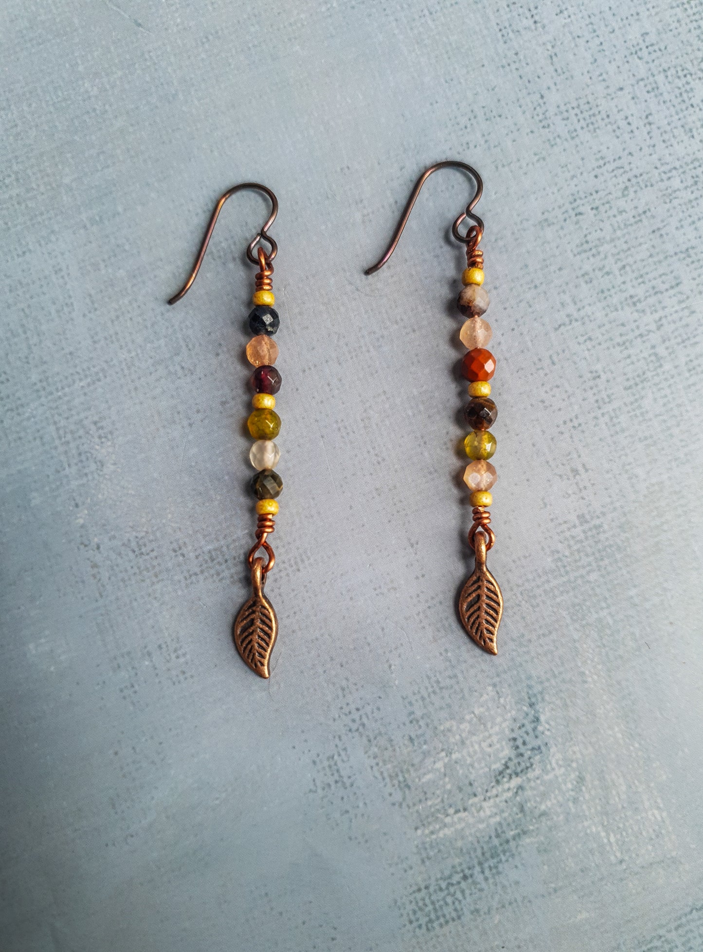 Gemstone Medley Boho Earrings