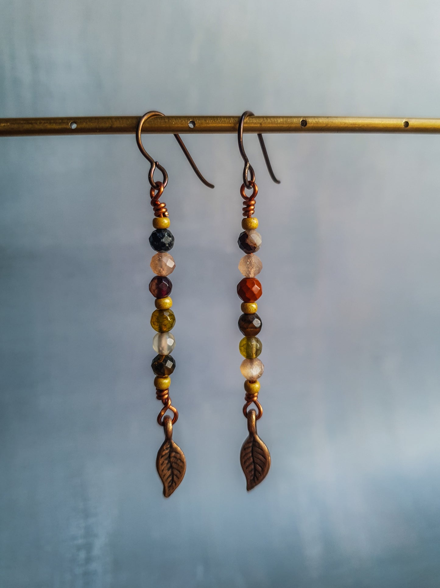 Gemstone Medley Boho Earrings