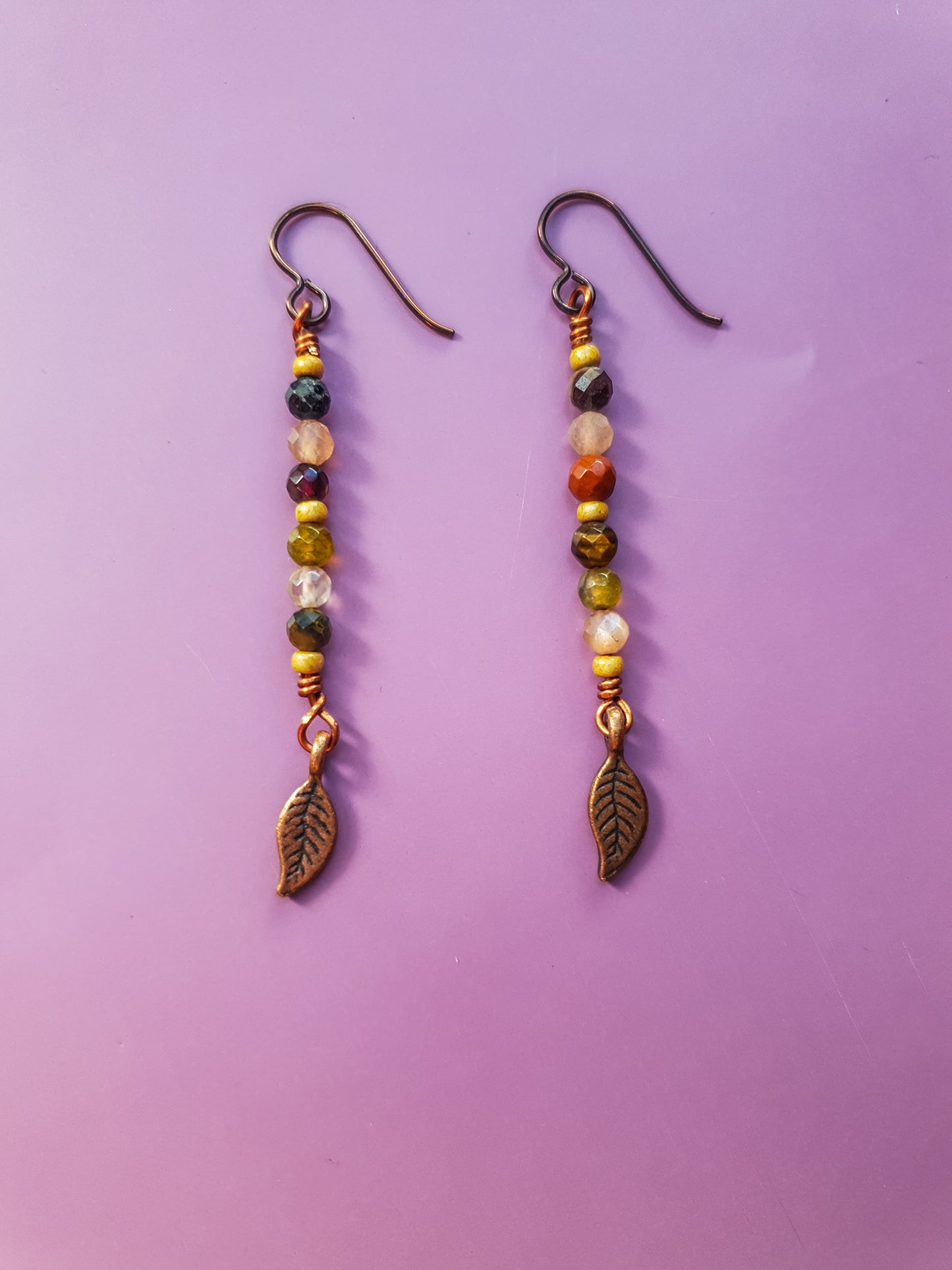 Gemstone Medley Boho Earrings