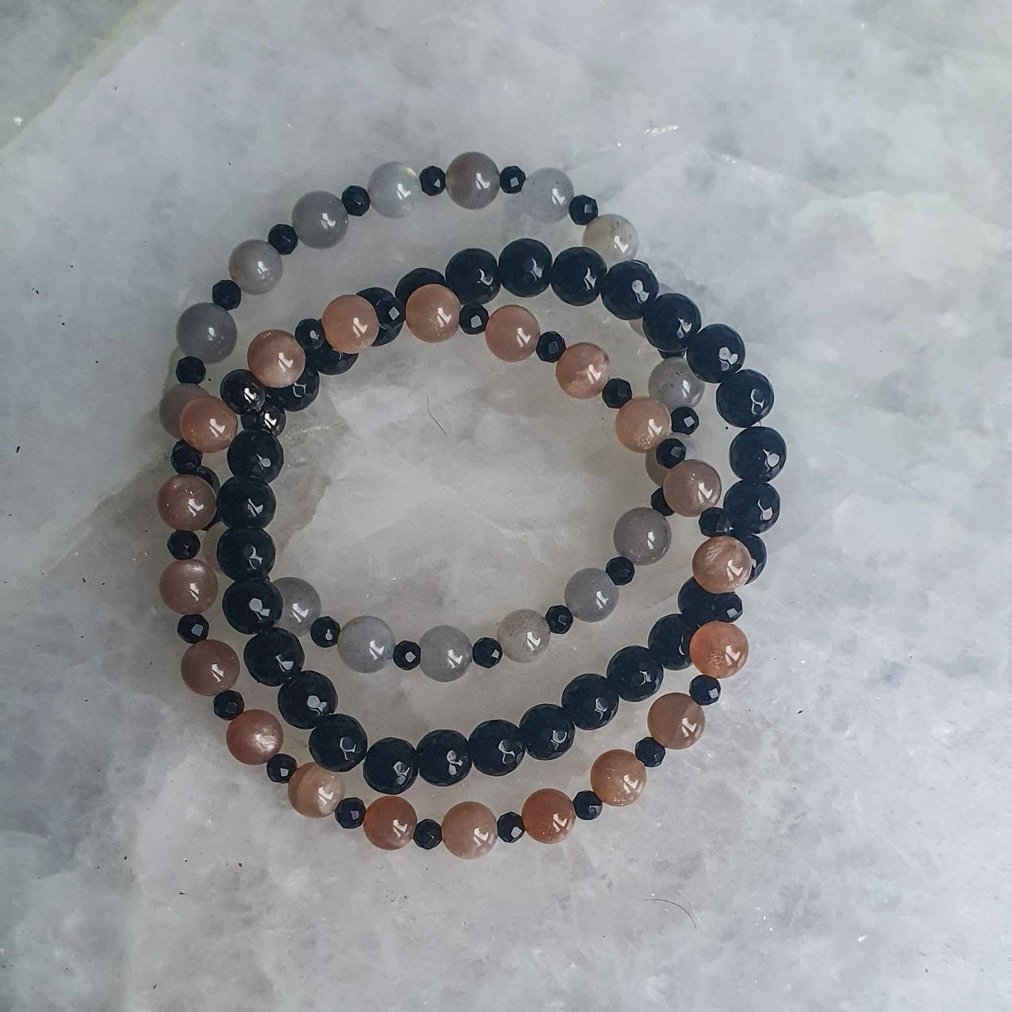 Natural Radiance Sun Noir Bracelet