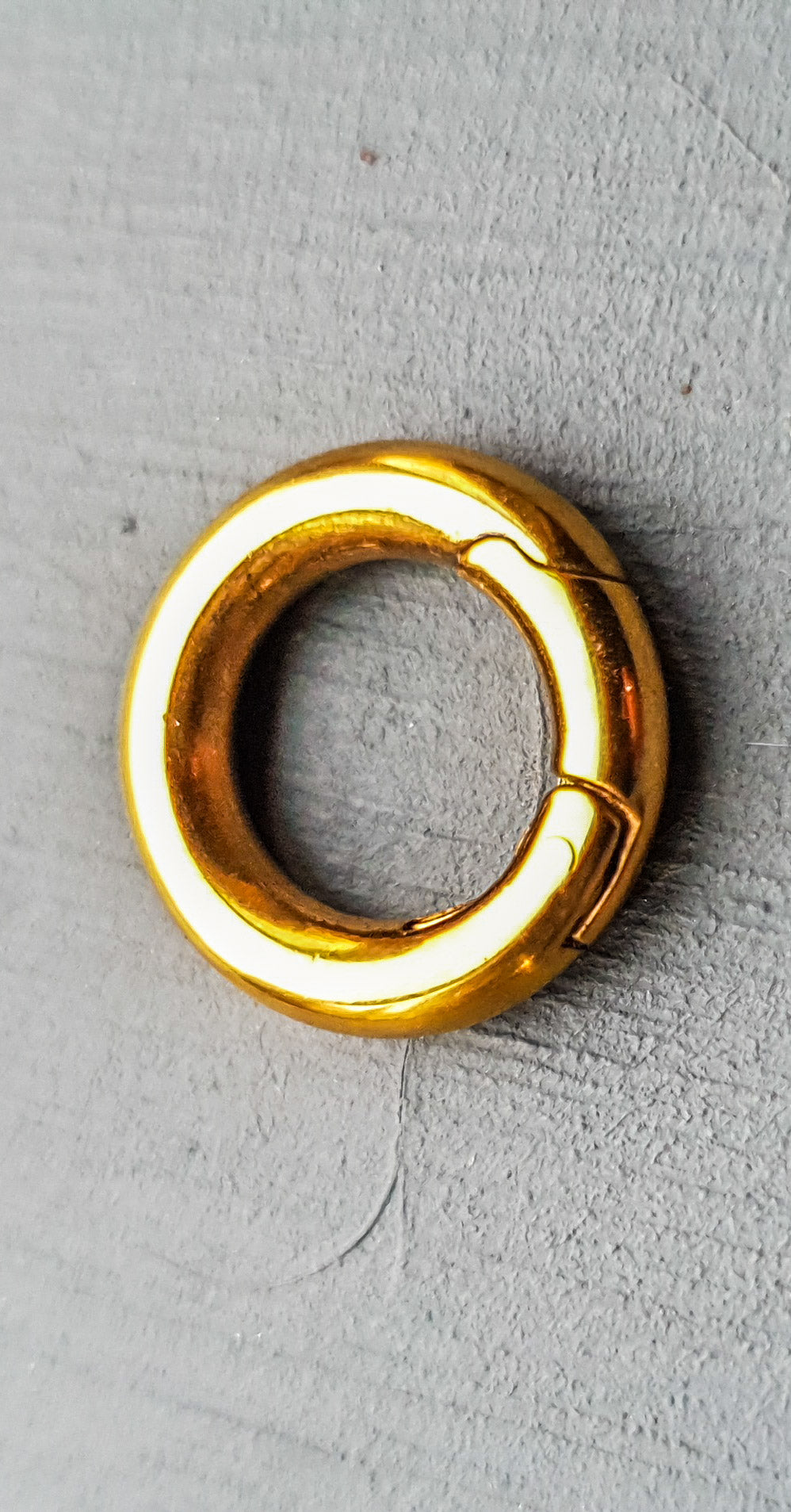 Gold Freedom Round Mini Lock