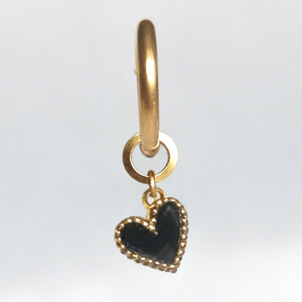 Rebel Heart Huggy Statement Hoop Huggie