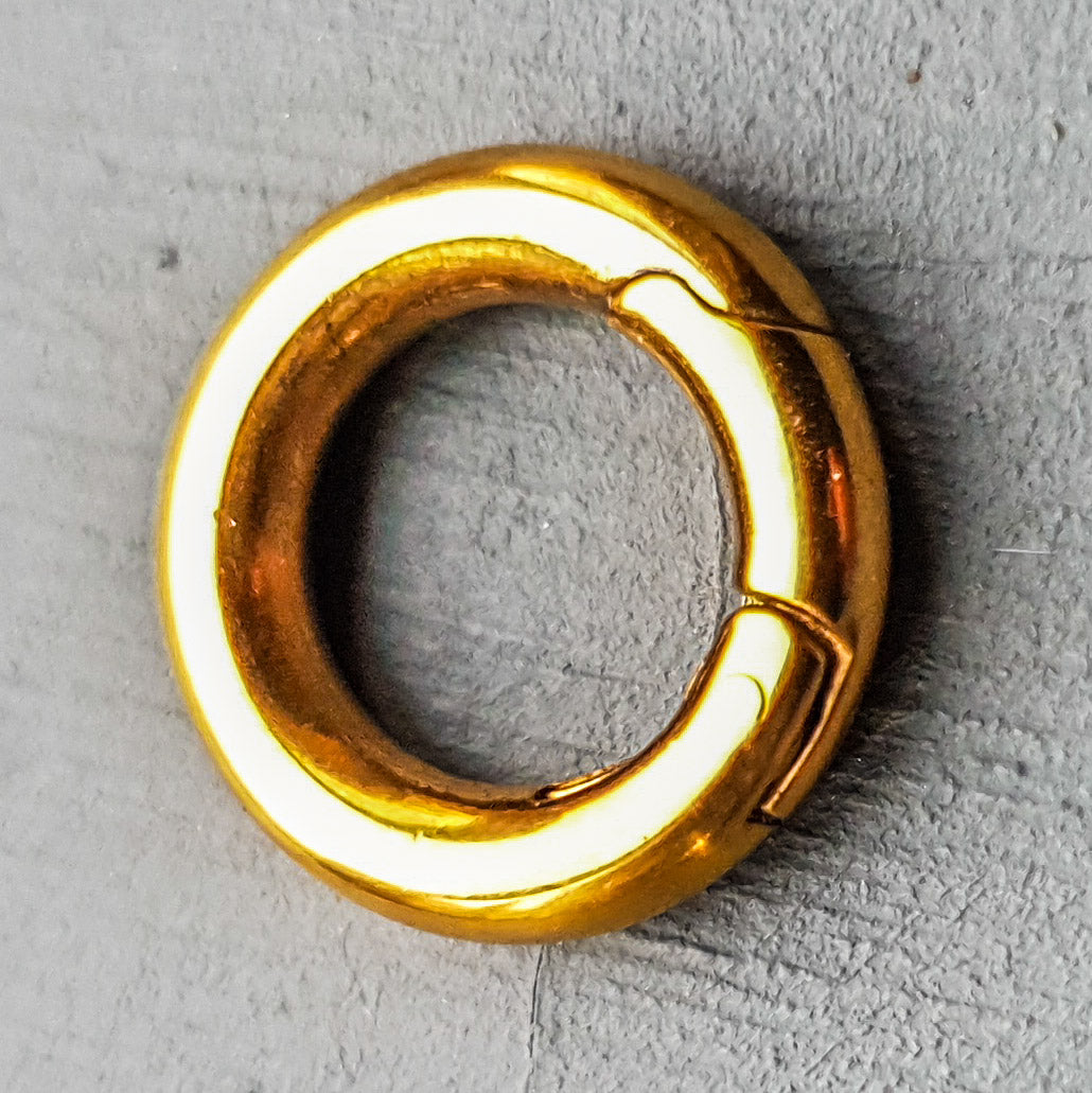 Gold Freedom Round Mini Lock