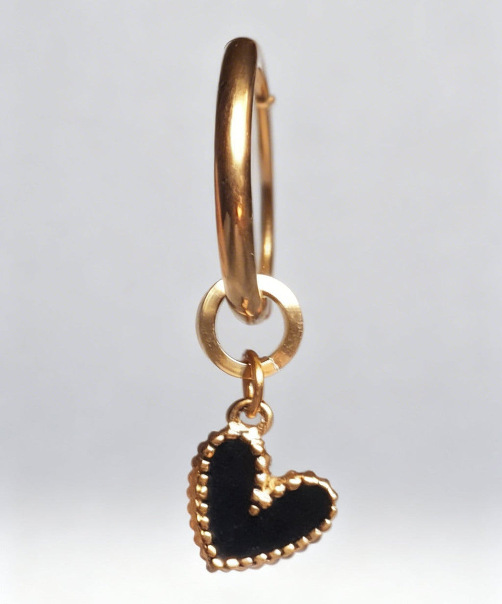 Rebel Heart Huggy Statement Hoop Huggie