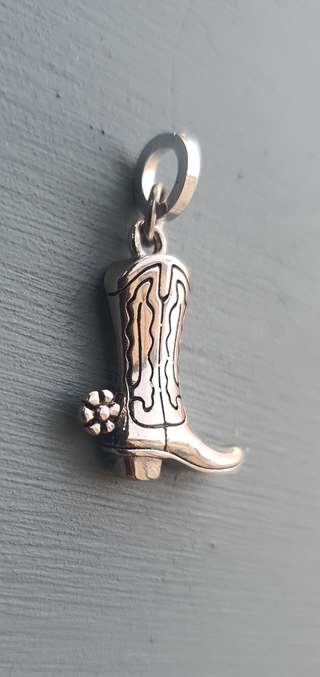 Icon Boot Charm Silver