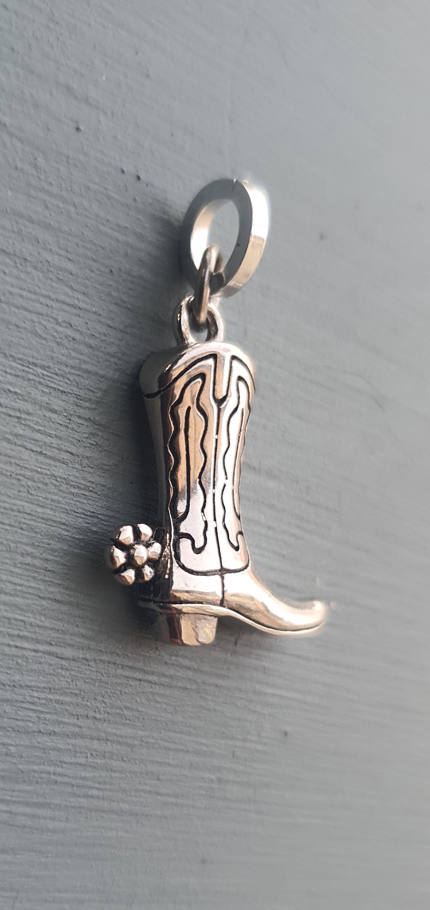 Icon Boot Charm Silver