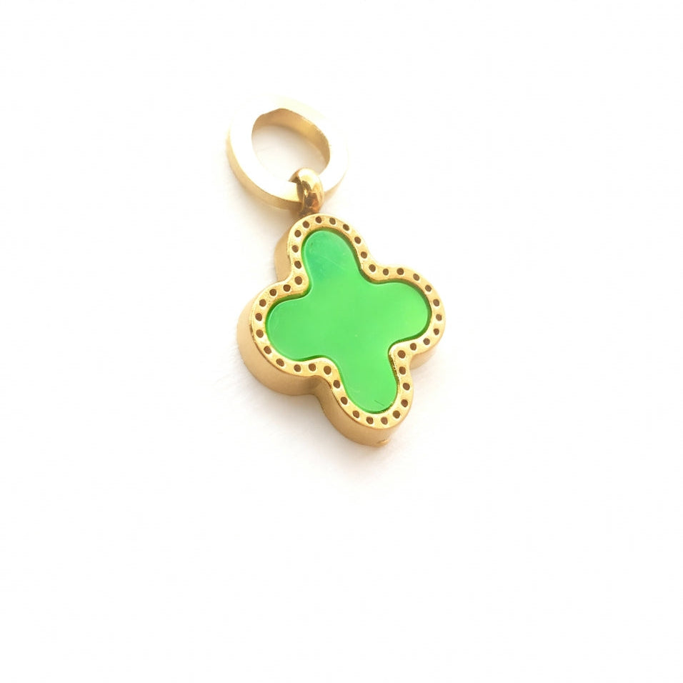 Emerald Clover Charm