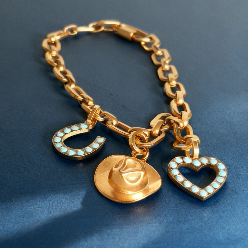 Lucky Western Charm Locked Curated Bracelet