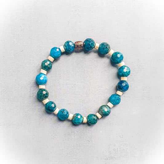 Ocean's Whisper Beaded Bracelet