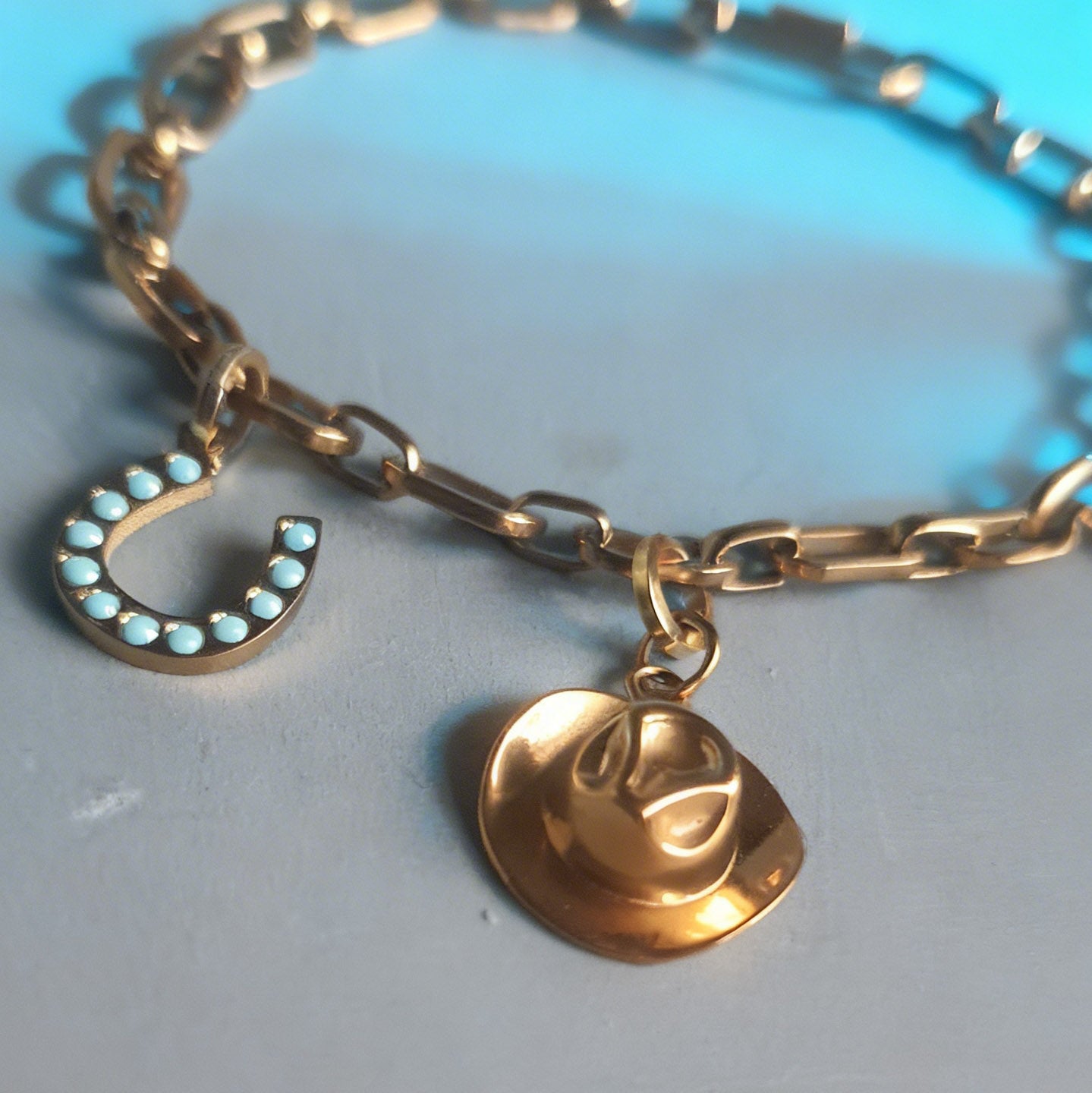 Lucky Western Charm Locked Curated Bracelet