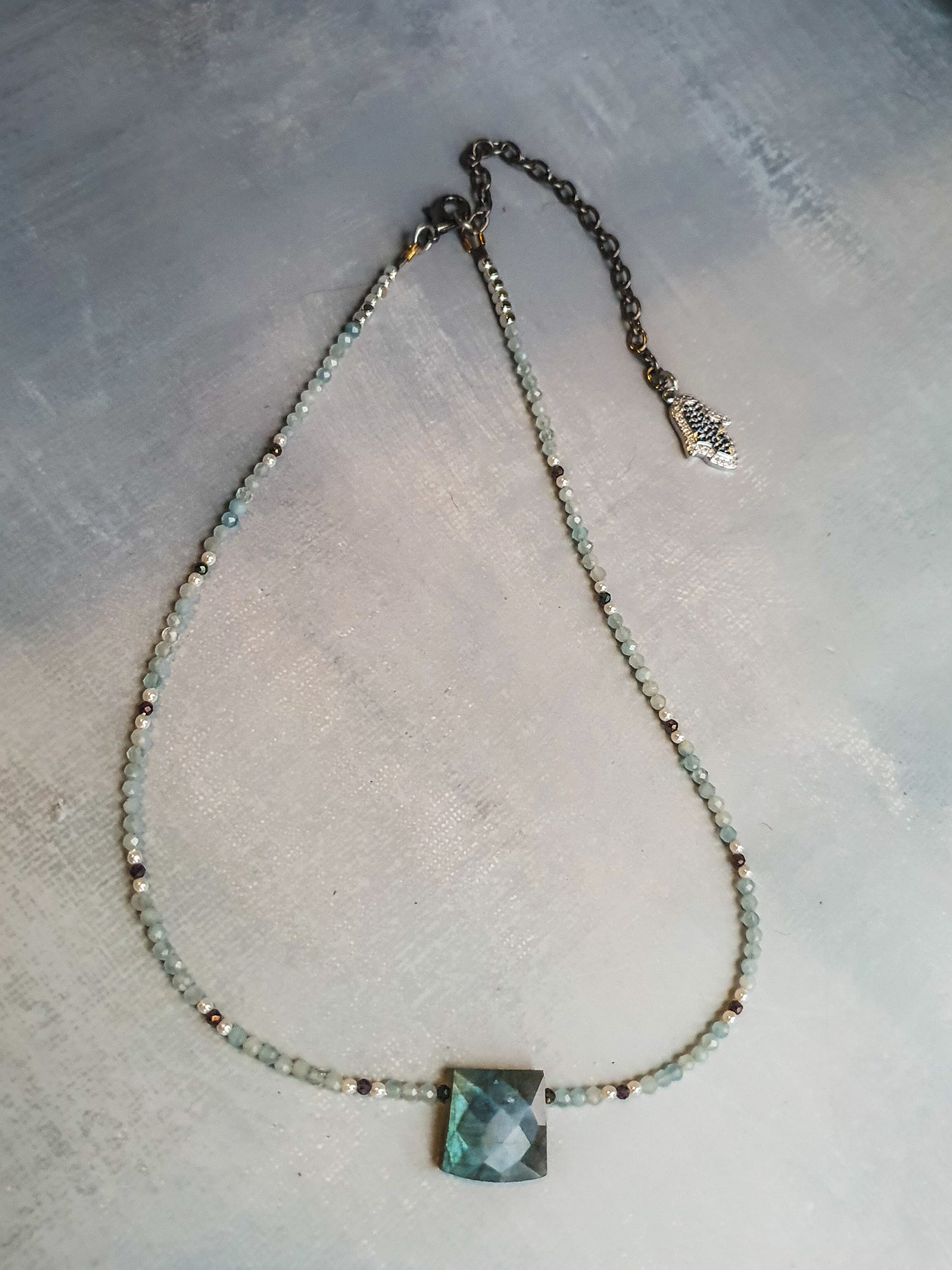 Celestial Aurora Labradorite Collar