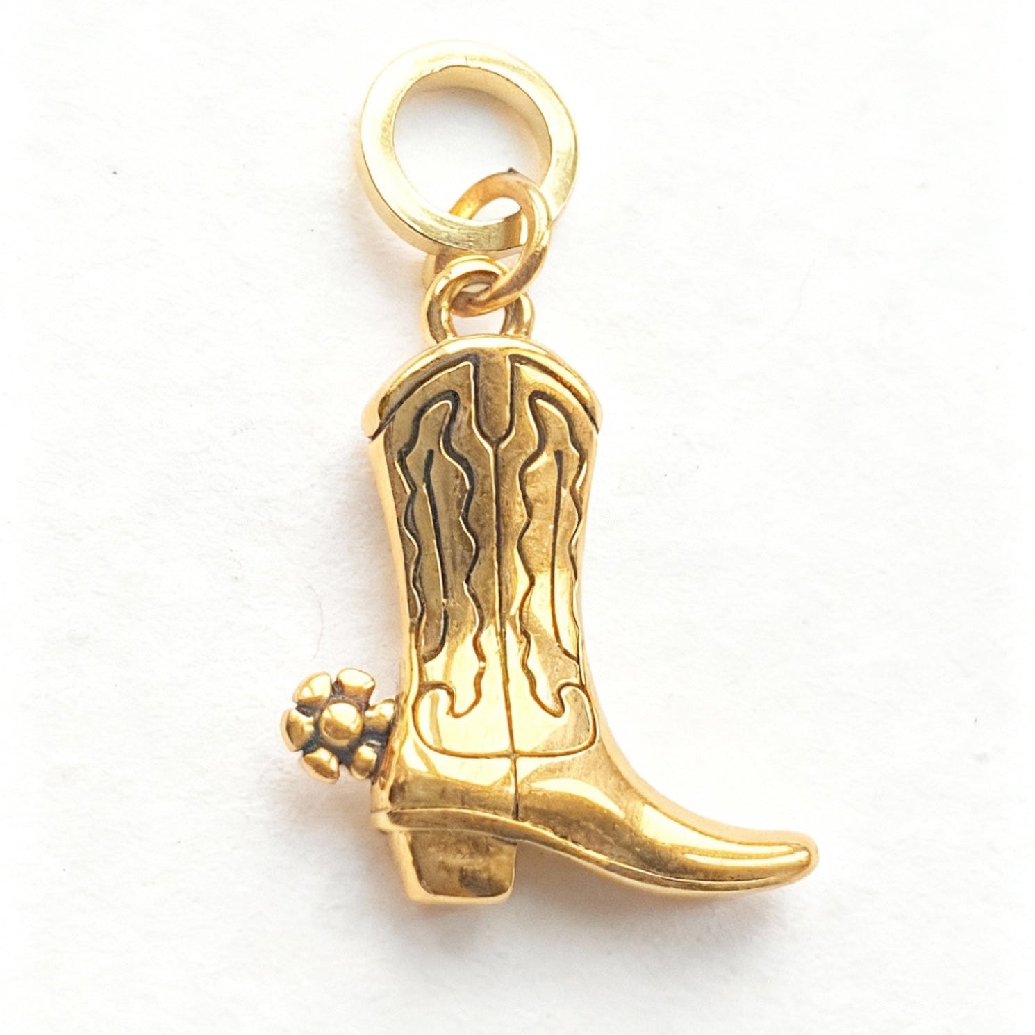 Icon Boot Charm Gold