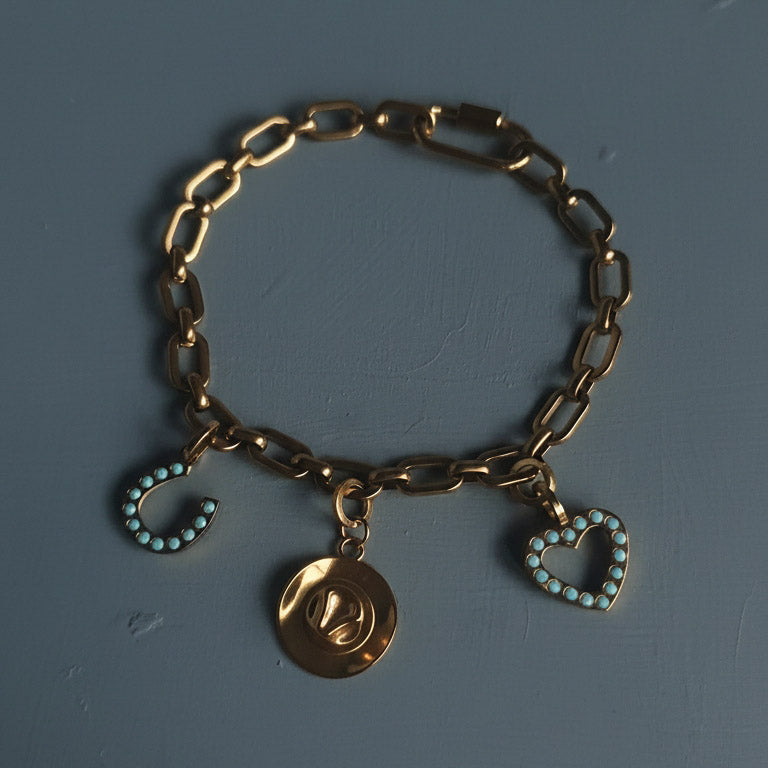 Lucky Western Charm Locked Curated Bracelet