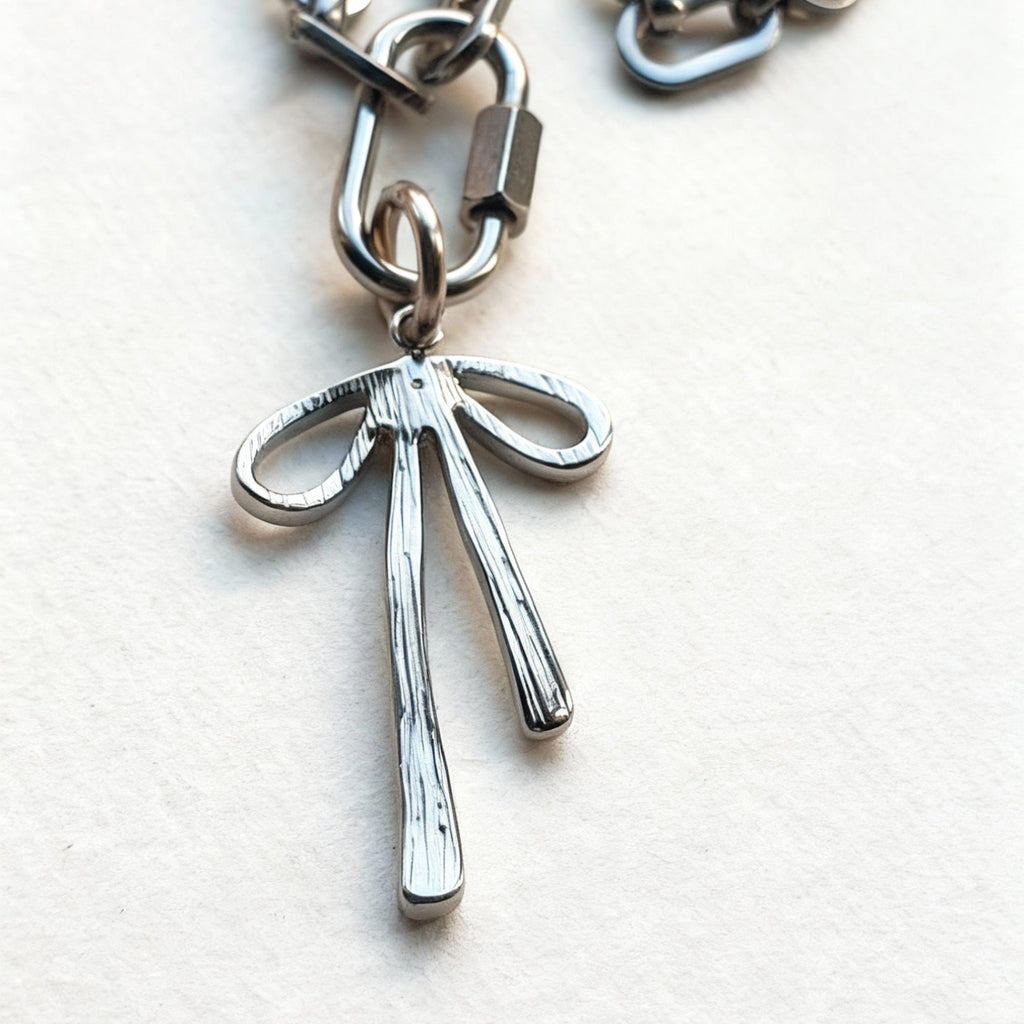 Icon Ribbon Bow Charm