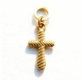 Still Cross Charm Gold