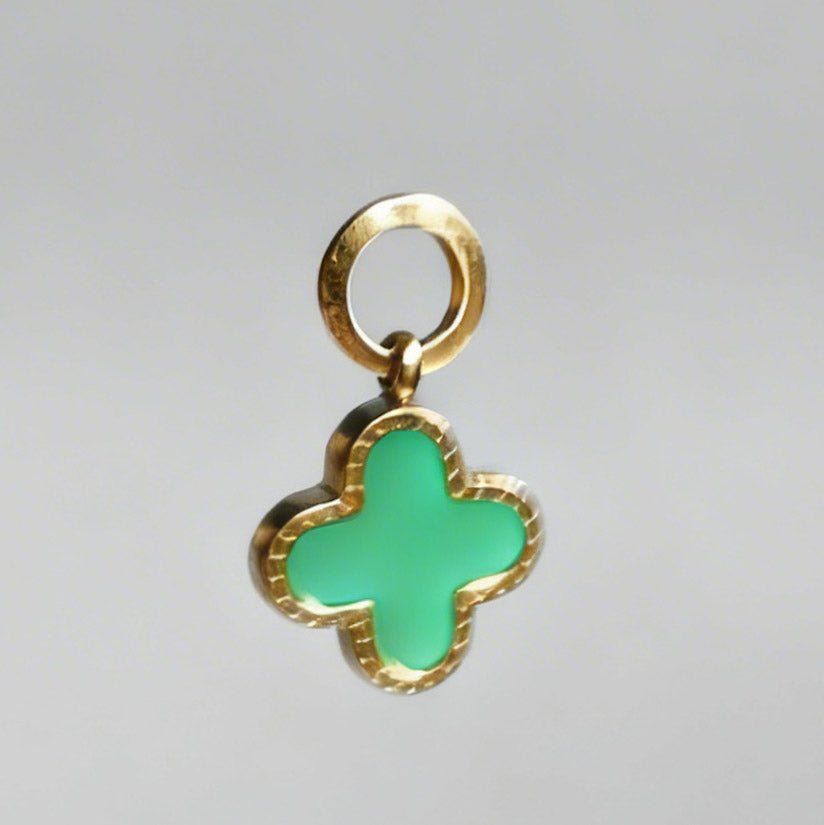 Emerald Clover Charm