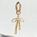 Statement Gold Bow Classic Hex  Huggy