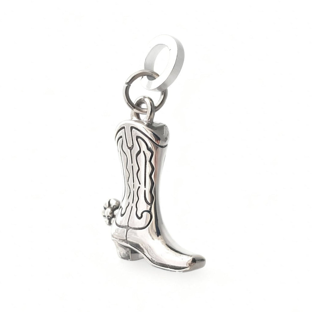 Icon Boot Charm Silver