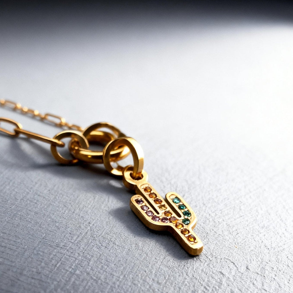 Prism Cactus Charm