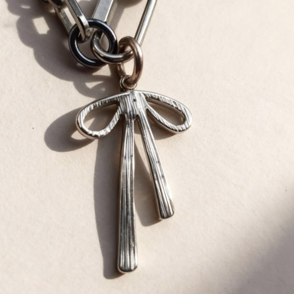Icon Ribbon Bow Charm