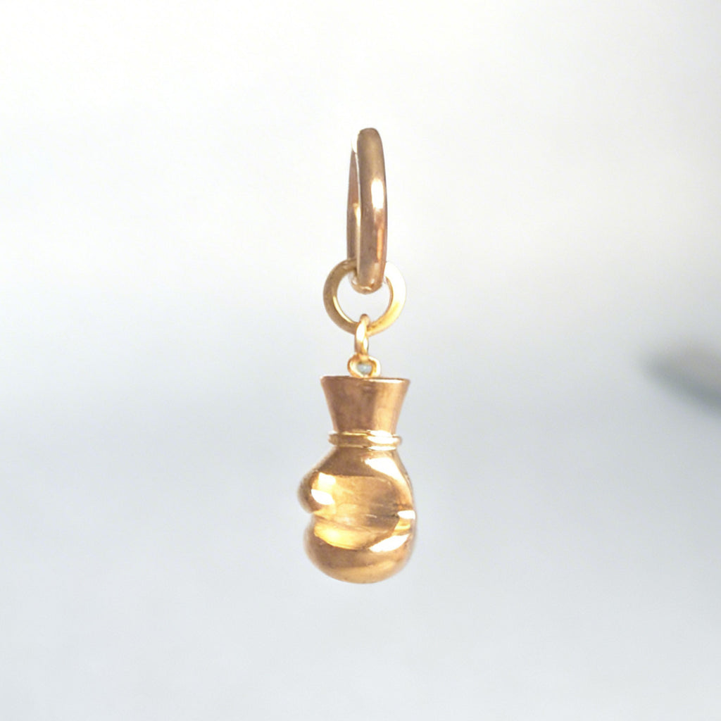 Golden Heavyweight Charm Classic Hex Huggy