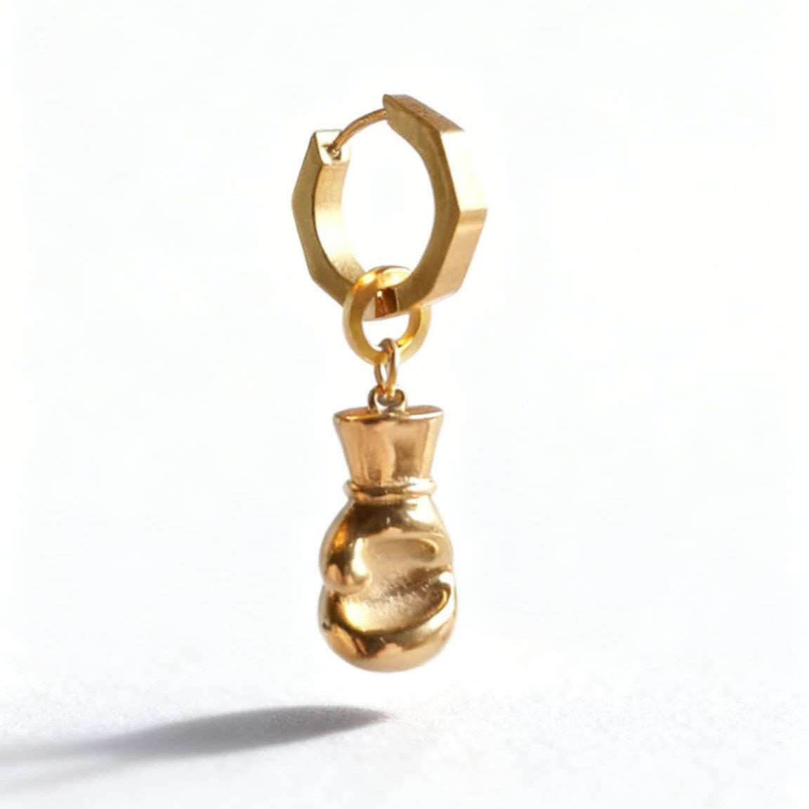 Golden Heavyweight Charm Statement Hex Huggy