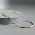Labradorite & Golden Hematite Long Gemstone Necklace