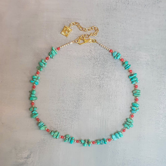 Desert Sky Turquoise Necklace