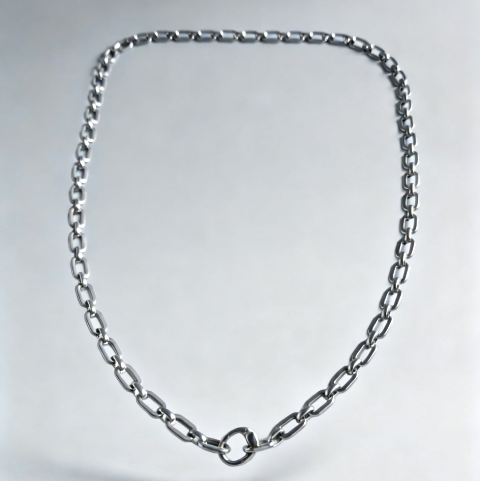Link chain Necklace with Lock