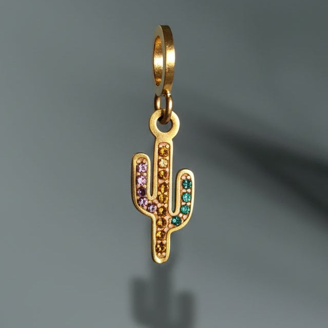 Prism Cactus Charm