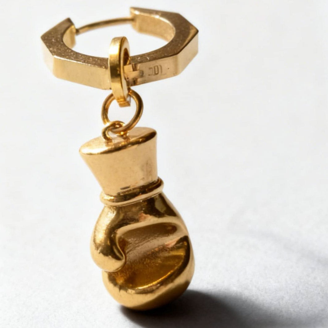 Golden Heavyweight Charm Statement Hex Huggy