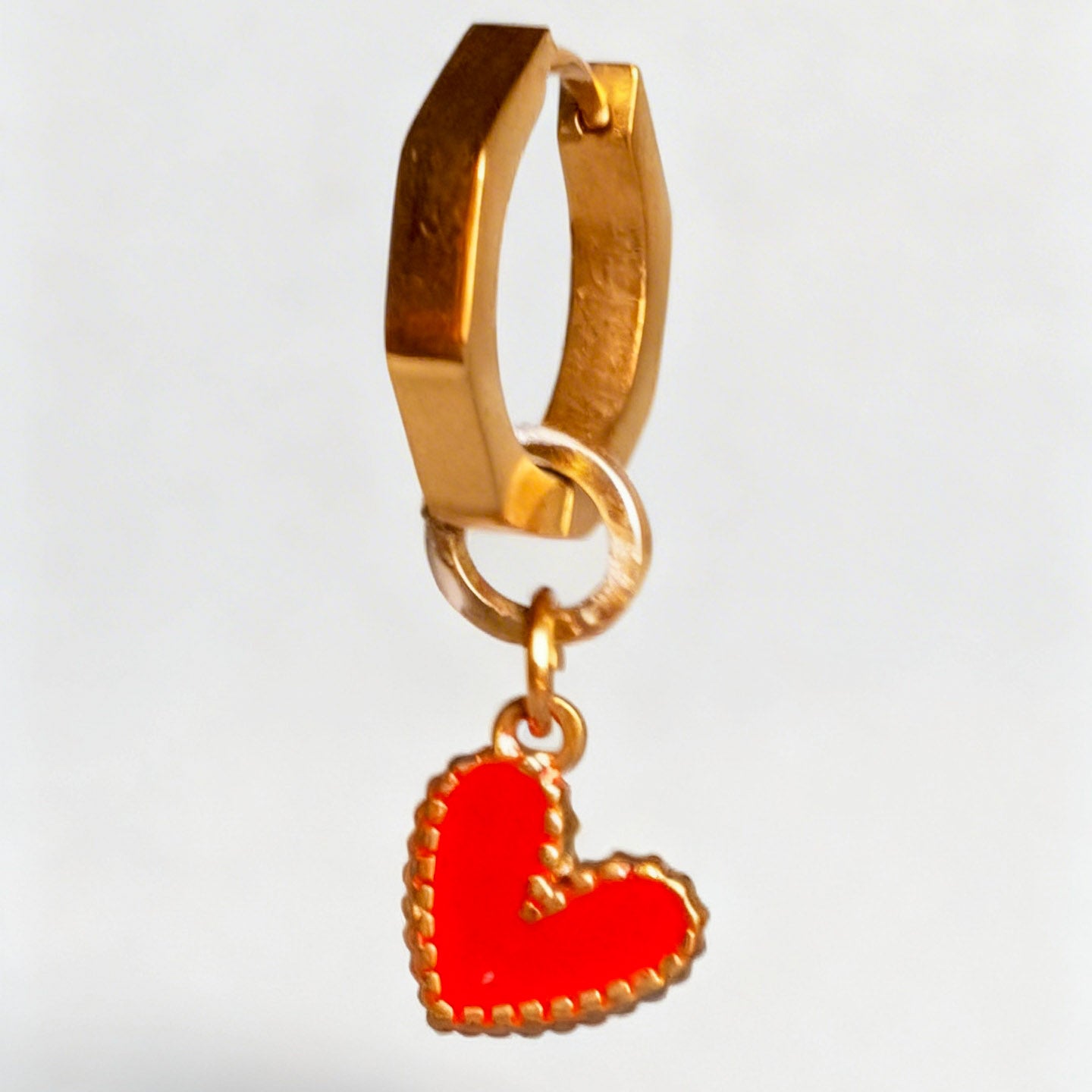 True Love Charm Statement Hex Huggie – JEWLHARA