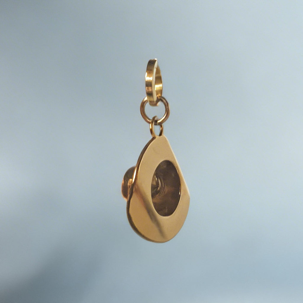 Gold Cowboy Hat Charm