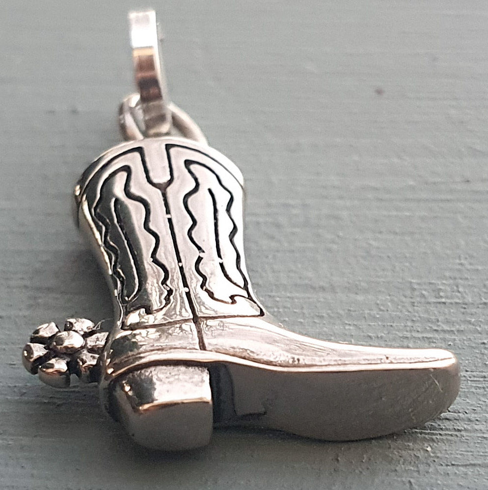 Icon Boot Charm Silver