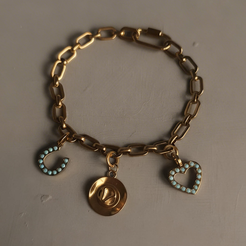 Lucky Western Charm Locked Curated Bracelet