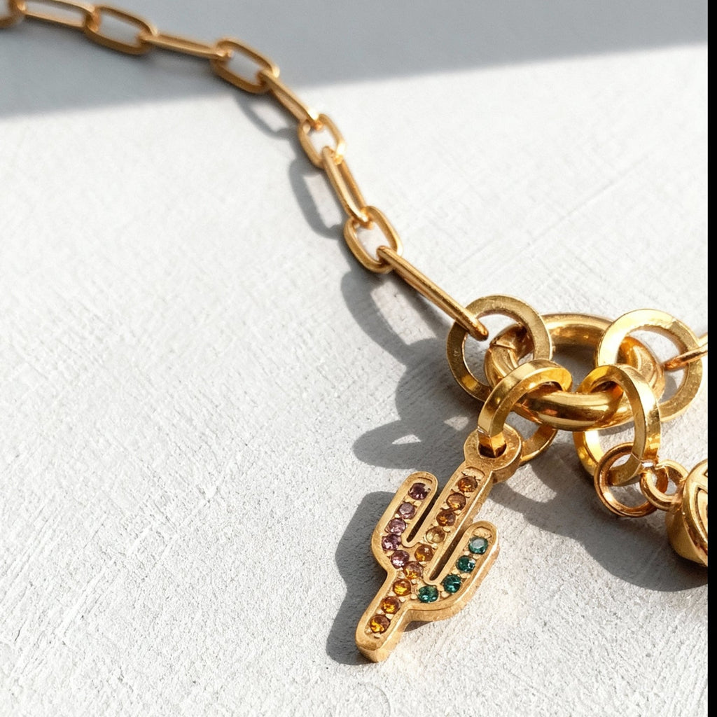 Prism Cactus Charm