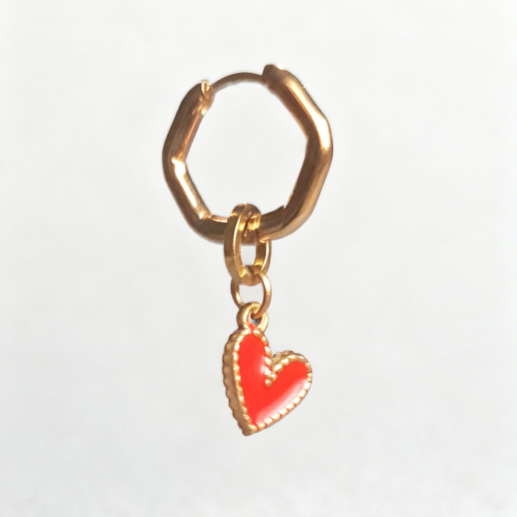 True Love Charm Classic Hex Huggie