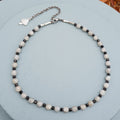 Moonstone & Black Spinel Gemstone Necklace