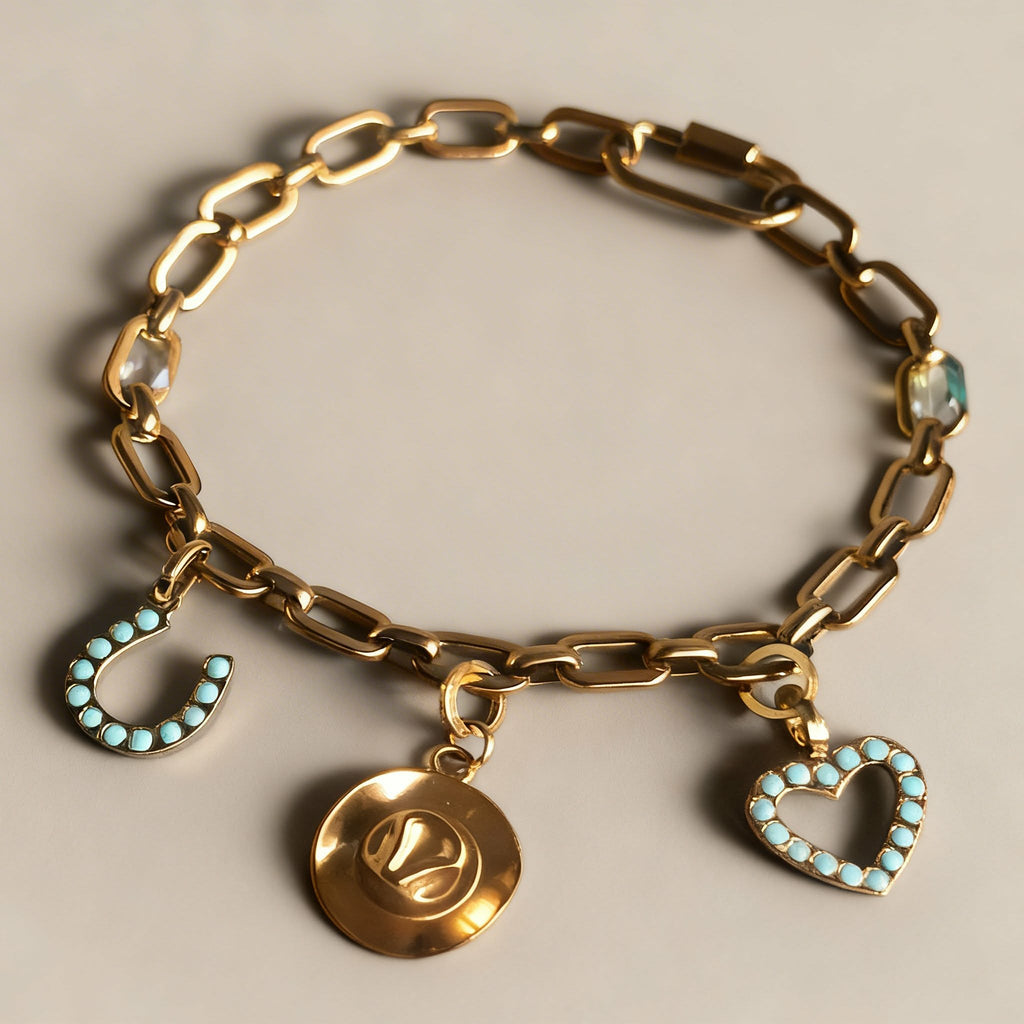 Lucky Western Charm Locked Curated Bracelet
