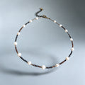 Pietersite & Freshwater Pearl Necklace