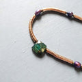 Labradorite, Baroque Pearl & Golden Hematite Necklace I