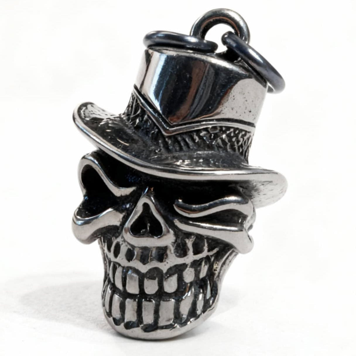 Top Hat Skull Charm