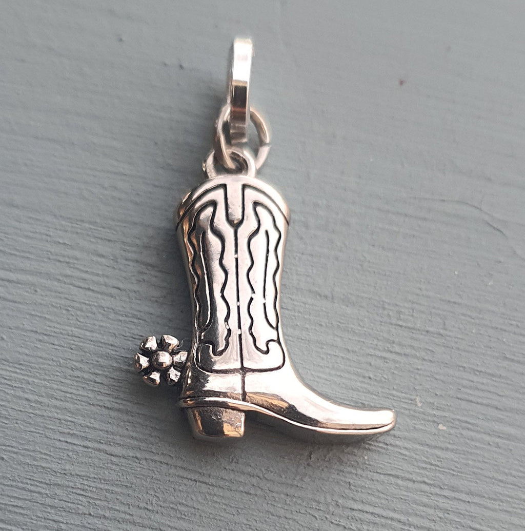 Icon Boot Charm Silver