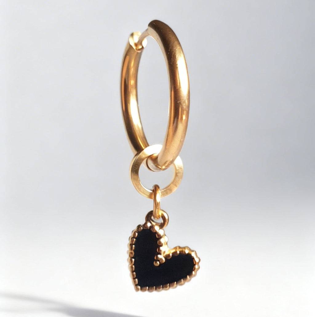 Rebel Heart Huggy Statement Hoop Huggie
