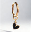 Rebel Heart Huggy Statement Hoop Huggie